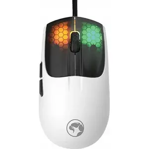 Проводная оптическая мышь Marvo M727 — белая, до 12000 DPI, USB
