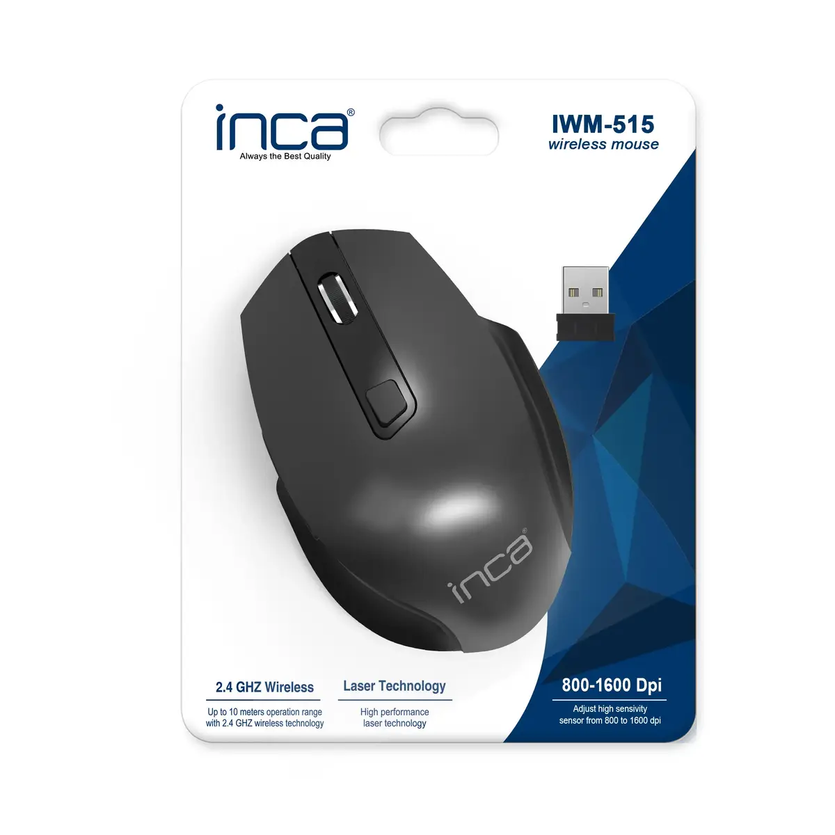 Triton Inca IWM-515 офисная мышь Bluetooth + USB, 3600 DPI Photo 5