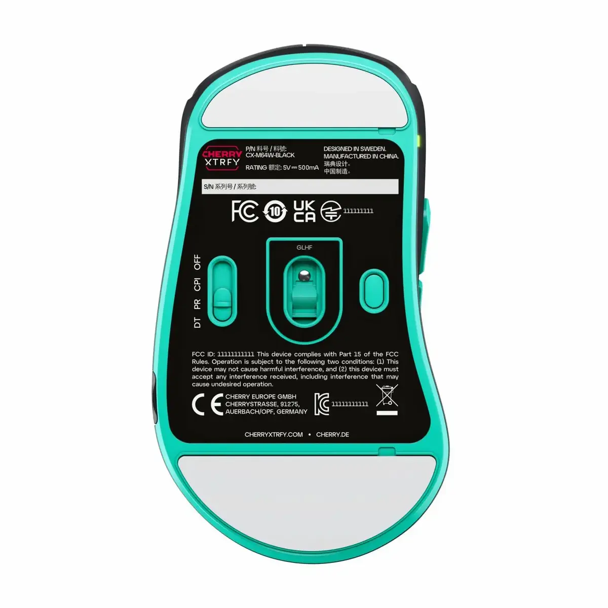 XTRFY CHERRY XTRFY M64 Wireless игровая мышь Photo 7