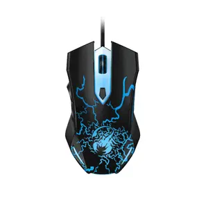 Wired Gaming Mouse Genius Scorpion Spear — USB Type-A, 2000 DPI, 6 Buttons, Wheel, Black
