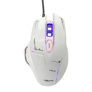 Игровая мышь e-blue M642 — правая, оптическая 2500 DPI, USB Type-A, 6 кнопок, белая