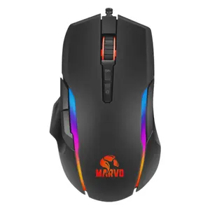 Gaming mouse Marvo G945 ambidextrous USB Type-A optical 10000 DPI 9 buttons black