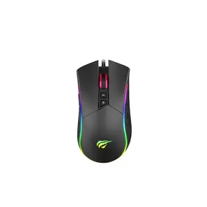 Игровая мышь HAVIT MS1001S — правая оптическая, 4800 DPI, 7 кнопок, USB Type-A, чёрная