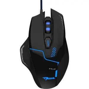 Vadāma optiska pele e-blue Mazer V2 EMS626BKAA-UI — kompakta USB galda pele