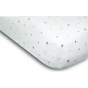Простыня на резинке Muslin Multitex 60x120x10 см — детская кроватка