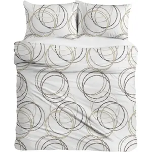 Duvet Cover Set Matex 140 x 200 cm 2-piece Cotton Flannel F80