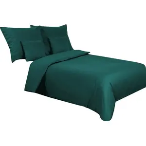 Bed linen set Multitex Pościel 160 x 200 satin single-color 5-piece Gold 34