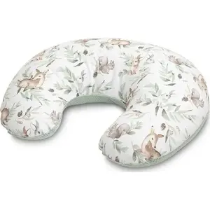Sensillo baby pillow Fasolka Rogal Wafel Sarenki mint – ergonomic crescent nursing pillow