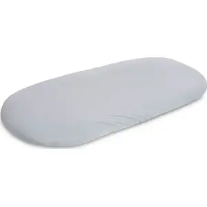 Crib Fitted Sheet Sensillo Jersey Grey 90x40 cm