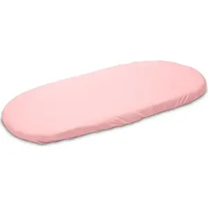 Baby stroller bamboo fitted sheet Sensillo 35x75 cm pink