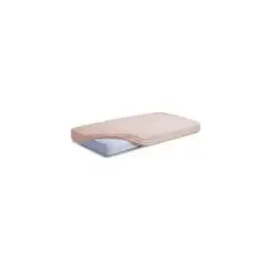Натяжная простыня из бамбука BabyMatex для детской кроватки 120×60 см бежевый