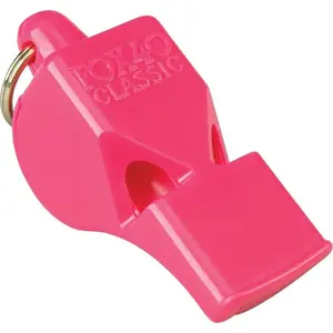 Švilpe Fox40 Classic Safety 9903-0408 — Fox40 rozā, bezbumbiņu drošības švilpe
