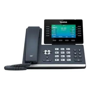 IP-telefons Yealink SIP-T54W — 10 līnijas, LCD 4,3", Wi‑Fi, Bluetooth, PoE, melns, vadu klausule