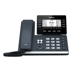 IP-телефон Yealink SIP-T53 — 8 линий, серый, ЖК-дисплей 3,7" (360x160), PoE, громкая связь