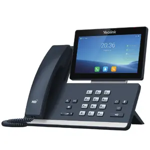 IP tālrunis Yealink SIP-T58W — 7" LCD skārienekrāns, Wi‑Fi, Bluetooth, PoE, 1000 kontakti, pelēks