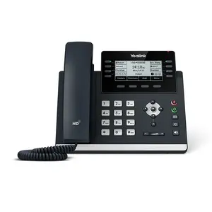 IP tālrunis Yealink SIP‑T43U pelēks — 12 līnijas, LCD 3,7", PoE, Wi‑Fi, Bluetooth
