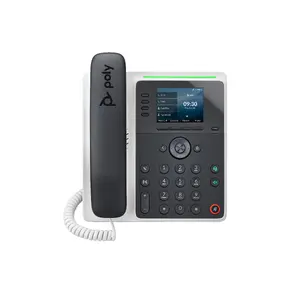 IP-телефон Triton HP Poly Edge E220 — 4 линии, PoE, IPS 2.8" экран, гигабитный Ethernet, Bluetooth, чёрный