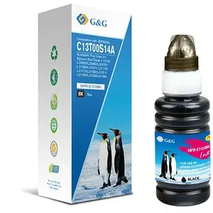 Ink Cartridge G G compatible NPR-E103BK-70ml-B black, 70 ml, replacement for C13T00S14A