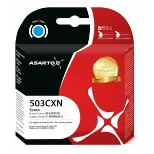 Картридж с чернилами Asarto для Epson 503CXN AS-E503CXN cyan 10,2 мл 470 стр.