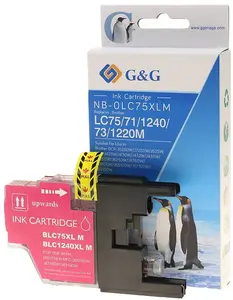 Tintes kasetne g g kompatibilā NP-B-0LC75M/1240M magenta, 600 lpp.