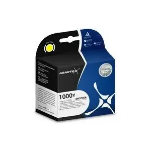 Ink Cartridge Asarto LC1000Y/970Y compatible yellow for Brother printers (AS-B1000Y)