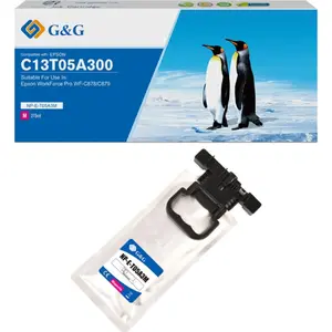 Картридж с чернилами g g совместимый с C13T05A300 / NP-E-T05A3M-A, пурпурный, ~20000 стр.