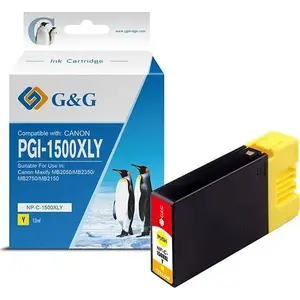 Картридж с чернилами g g совместимый с PGI-1500XL (NP-C-1500XLY/C) желтый