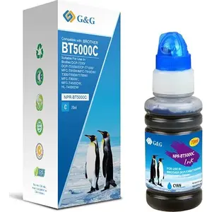 Tintes kasetne g g NPR-BT5000C saderīga, ciana (cyan), aptuveni 5000 lappušu