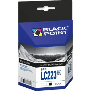 Ink cartridge BLACKPOINT BPBLC223BK — black — compatible replacement for BPBLC223 series
