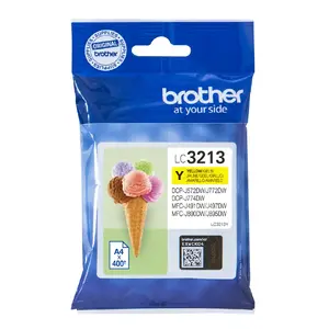 Tintes kasetne Brother LC3213Y oriģināla High (XL) ietilpība, dzeltena, 1 gab.