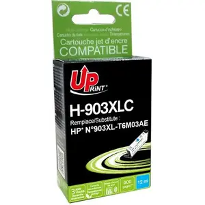 Tintes kasetne Uprint saderīga ar HP 903XL T6M03AE ciāna (H-903XLC)