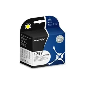 Ink Cartridge Asarto compatible with Brother LC125 for J4410DW/4510/4610/4710 models, yellow (AS-B125Y)