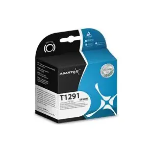 Tintes kasetne Asarto T1291 priekš Epson printeriem, melna (MPN AS-E1291BK)