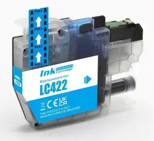 Ink Cartridge Prism Brother LC-422 Cyan, 500 pages, 100% new