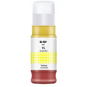 Ink bottle Prism GI-43Y Yellow, 70 ml, compatible with Canon, 100% new