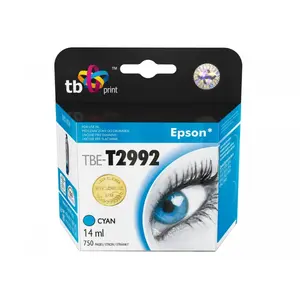 Картридж TB Print TBE-T2992 Cyan, 14 мл, ресурс ≈750 страниц, совместим с Epson