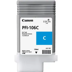 Картридж с чернилами Canon PFI-106 Cyan (351201602) для широкоформатных принтеров