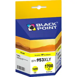 Картридж с чернилами BLACKPOINT BPH953XLY жёлтый для совместимых принтеров, повышенной ёмкости