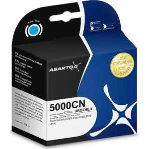 Картридж Asarto для Brother 5000CN BT5000C 100 мл циан