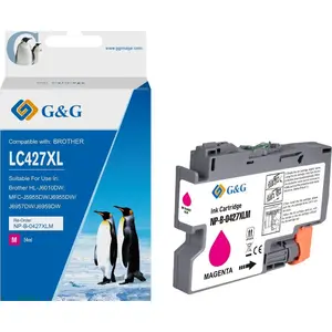 Картридж с чернилами g g NP-B-0427XLM совместимый, магента, для фотопринтеров (LC-427XLM)