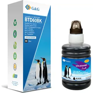 Ink Cartridge g g NPR-BTD60BK / BTD60BK black, compatible, approx. 6500 pages