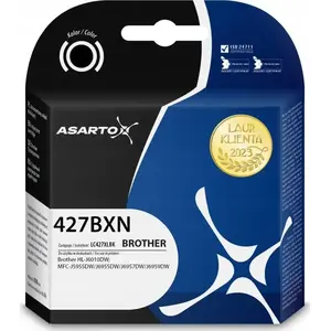 Картридж Asarto для Brother LC427XLBK (AS-B427BXN) — черный, около 6000 стр.