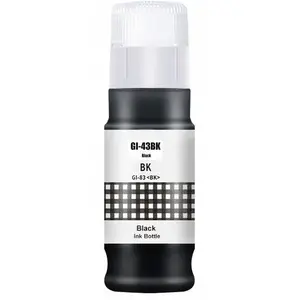 Чернила в бутылке Prism GI-43BK (черный) 170 мл, совместимые с Canon GI‑43, полностью новые