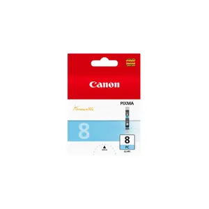 Tintes kasetne Canon CLI-8PC — Photo Cyan (foto cian), oriģināla, 1 gab.