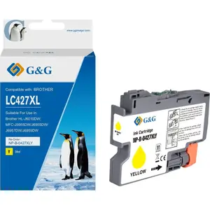 Картридж с чернилами g g совместимый LC-427XLY / NP-B-0427XLY жёлтый