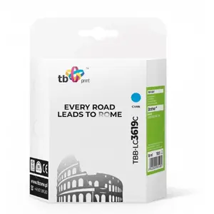Ink cartridge TB Print TBB-LC3619C compatible for Brother, Cyan, 18 ml, yield ~1500 pages, single pack