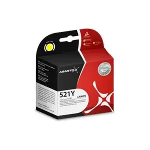 Картридж Asarto Canon CLI-521Y желтый совместимый, модель AS-C521Y