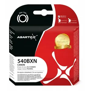 Картридж Asarto для Canon 540BXN PG540XL 670 стр. черный