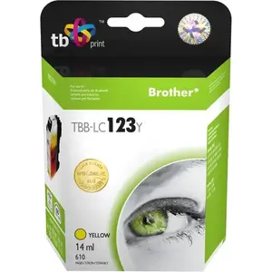 Ink cartridge TB Print TBB-LC123Y yellow for compatible printers (LC123Y)