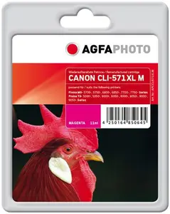 Картридж AgfaPhoto Совместимый High (XL) Magenta для Canon — 11 мл пигментные чернила